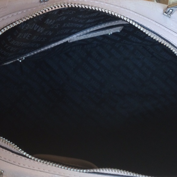 NWT Steve Madden Blush Speedy Logo Satchel - Picture 6 of 16